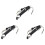 3X KEEP DIVING Scuba Diving Double Dual Stainless Steel  Drift Hook with  and Clips Hook ,Black 1