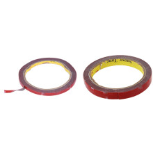 2PCS Strong Permanent Double Sided Super Sticky Foam Tape Roll for Vehicle Car, 6MM x 3Meter & 12MM x 3Meter