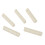 5Pcs Ukulele Ivory Slotted Nut with 4Pcs White Nylon Ukulele String Set 3