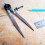 2pcs 6 Inch Adjustable Lockable Steel Divider Wing Leather Compass 3