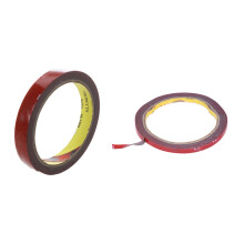 2PCS Strong Permanent Double Sided Super Sticky Foam Tape Roll for Vehicle Car, 6MM x 3Meter & 15MM x 3Meter