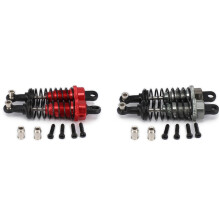 4 Pcs Oil Adjustable 65mm Damper for Rc Car 1/18 A959 Hpi Hsp Losi ,Red & Titanium