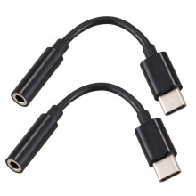 2X USB C A 3,5 mm del Cable del Conector para Auriculares, Type C 3.1 Puerto Macho A 3.5mm