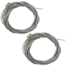 8 Pcs Stainless Steel Bass Strings Bass Guitar Parts Accessories Guitar String Silver Plated Gauge Bass Accessories