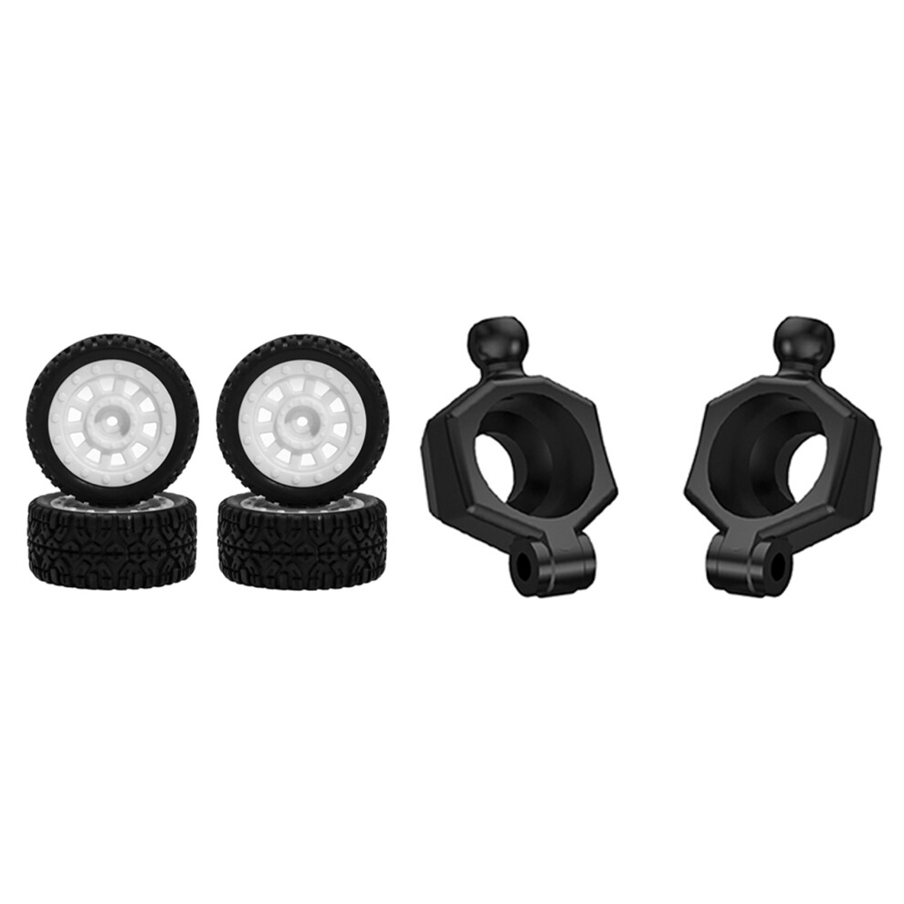2 Set Rc Car Part: 1 Set Rc Car Wheel Tires Tyres & 1 Set Rear Wheel Hub Carrier 6033980622140