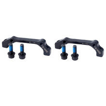 2X Scheiben Brems Sattel Halter Adapter Ist / Post Vorne 180 Mm Hinten 160 Mm für   Mtb