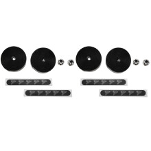 2X PROMEND Road Bikes Bicycle Handlebar Tape Black Mesh Design Non-slip waterproof Bartape Soft EVA Sponge Leather Tape Black
