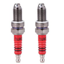 2 StüCk 3 Elektroden ZüNdkerze D8TC für 125Cc 150Cc 200Cc 250Cc Motorrad Roller ATV Quads