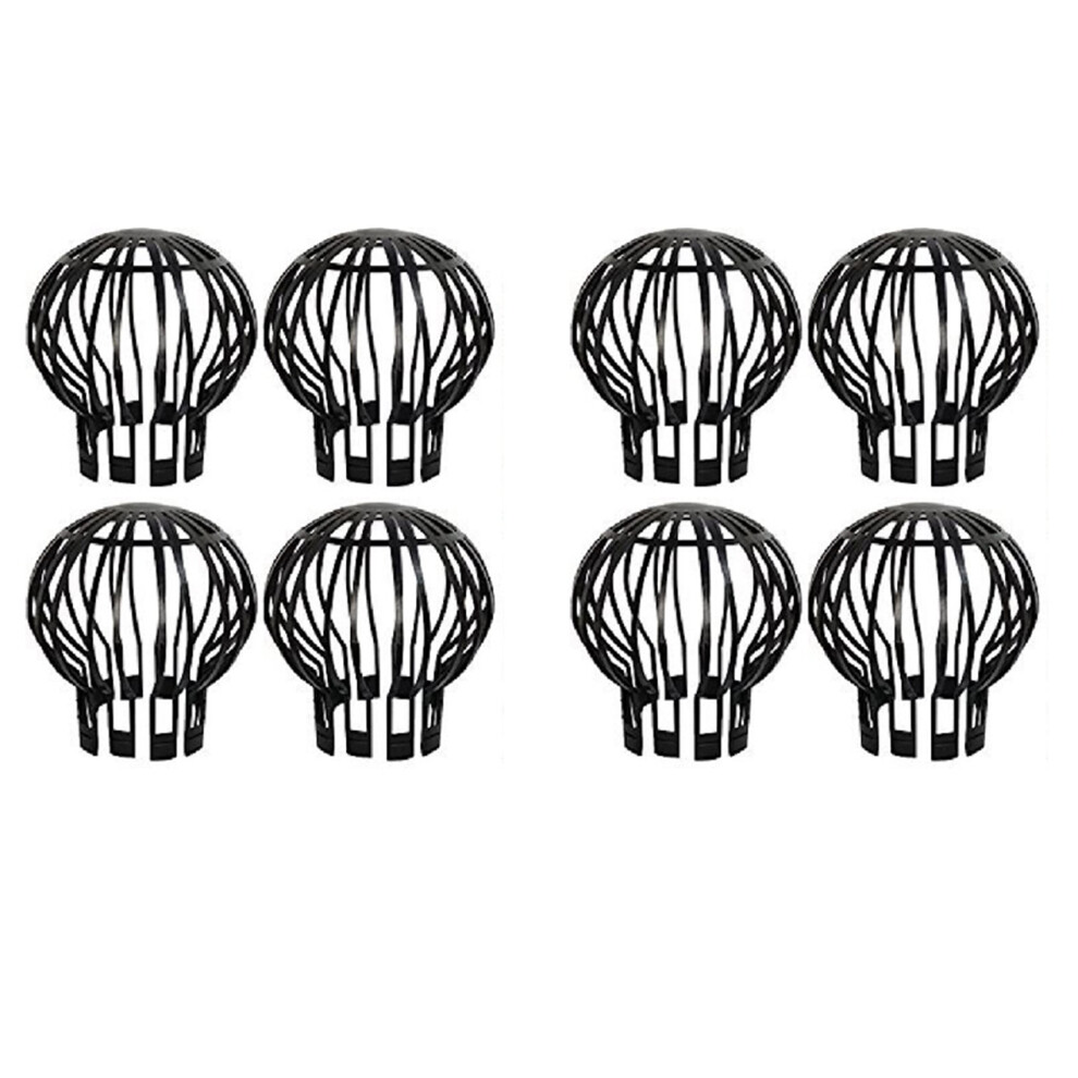 8Pcs Gutter Guard Downspouts Filter Strainer Preventing Leaf Debris Branches Roof Moss From Clogging The Pipes 6132623525432