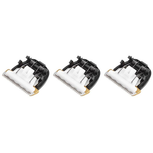 3X Grooming Ceramic Cutter   Blade 40Mm 24 Teeth for Animal Clipper Trimmer