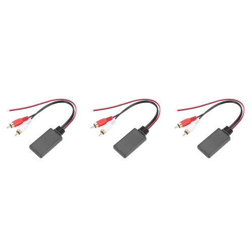 3X Car Universal Wireless  Module Music Adapter Rca Aux Audio Cable