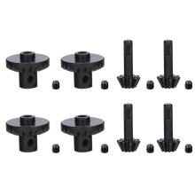 2X Stahl Vorder und Hinter Achs Getriebe Antrieb Wellen Getriebe Upgrade ZubehöR für WPL B24 B36 C14 C24 MN D90 D99 MN99S Teile