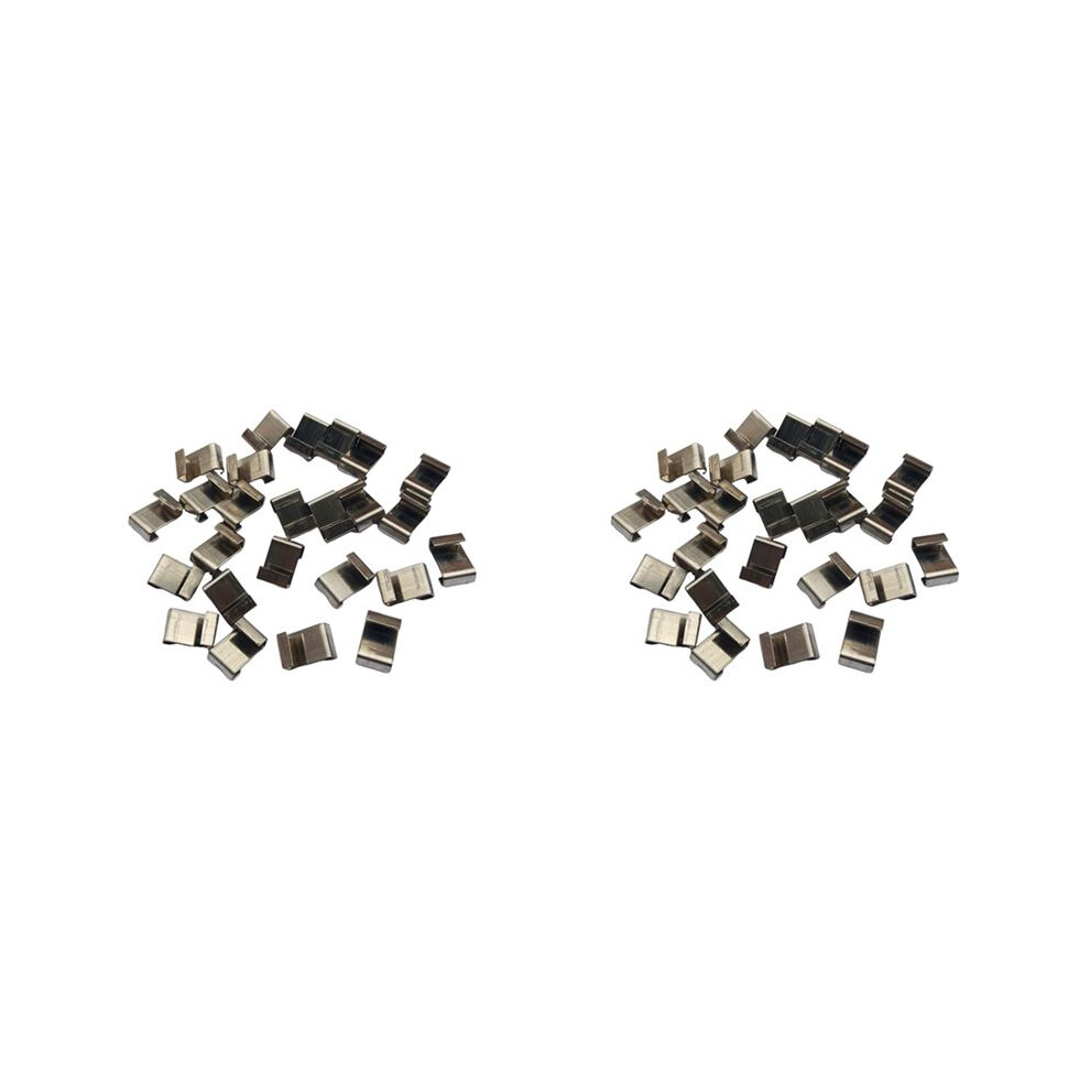 50Pcs Stainless Steel Z-Lap Type Greenhouse Glazing Clips Garden Supplies Clips 6033506201385