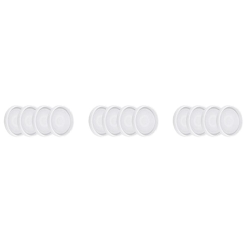 12 Pack Round Silicone Coaster Molds,Clear Epoxy Molds for Casting with Resin,Concrete,Cement and Polymer Clay