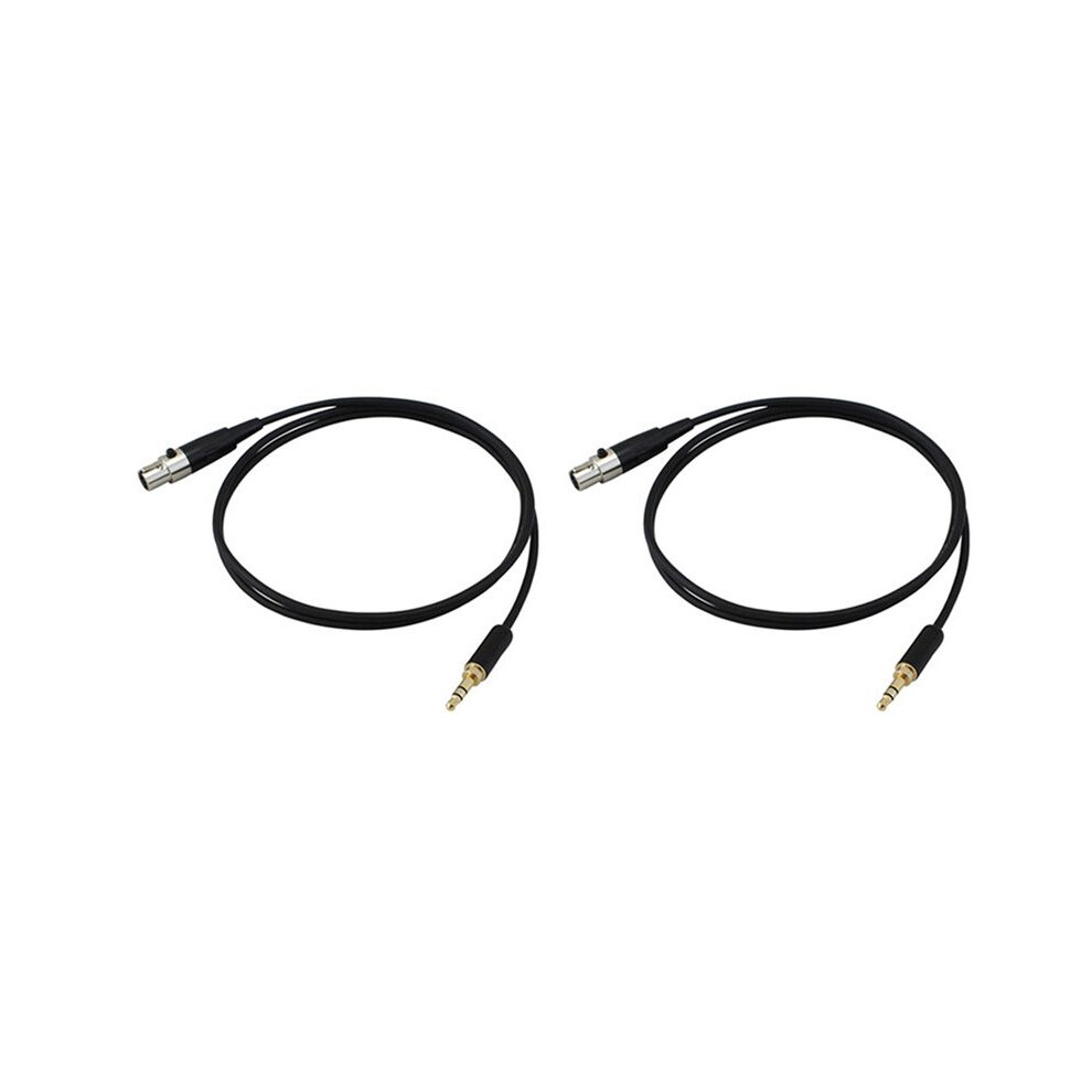 2Pcs 3.5Mm Jack To 3Pin Xlr Female For Bm800 Pc Headphone Mixer Microphone Stereo Camera Amplifier 0.5M 4712450029994