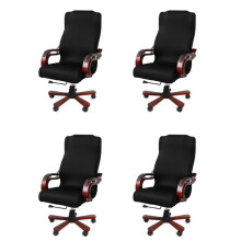 4X Office Chair Cover Computer Chair Boss Chair Cover Modern Simplism Style High Back Large Size (Chair Not Included)