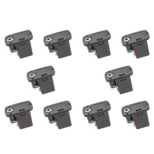 10X ABS 9V Guitar Pickup Battery Case Box for Electric Acoustic Guitar Bass Storage Cover Replacement