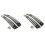 4x Black Split Windshield Side Trim for Touring Road Glide FLTR 2015-2020 1