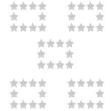 50 Sets 80mm DIY Fillable Balls Clear Plastic Ornaments Balls Christmas Tree Ornament Bauble Party Supplies (Star Shape)