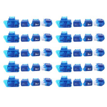 40x Motorrad Hupen Schalter Taste Wenden Signal Blinker Schalter Taste Start Taste Für DIO ZX AF27 AF28 AF34 AF35 Blau