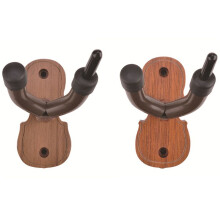 10X New Wall Mount Violin Hanger Hook with Bow Holder for Home & Studio(Mahogany)