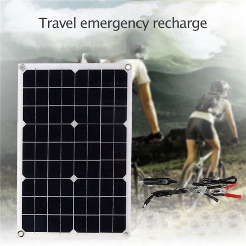 2X 20W 18V Monocrystalline Solar Photovoltaic Panel Environmentally Friendly Portable Solar Charging Panel Solar Panel 2