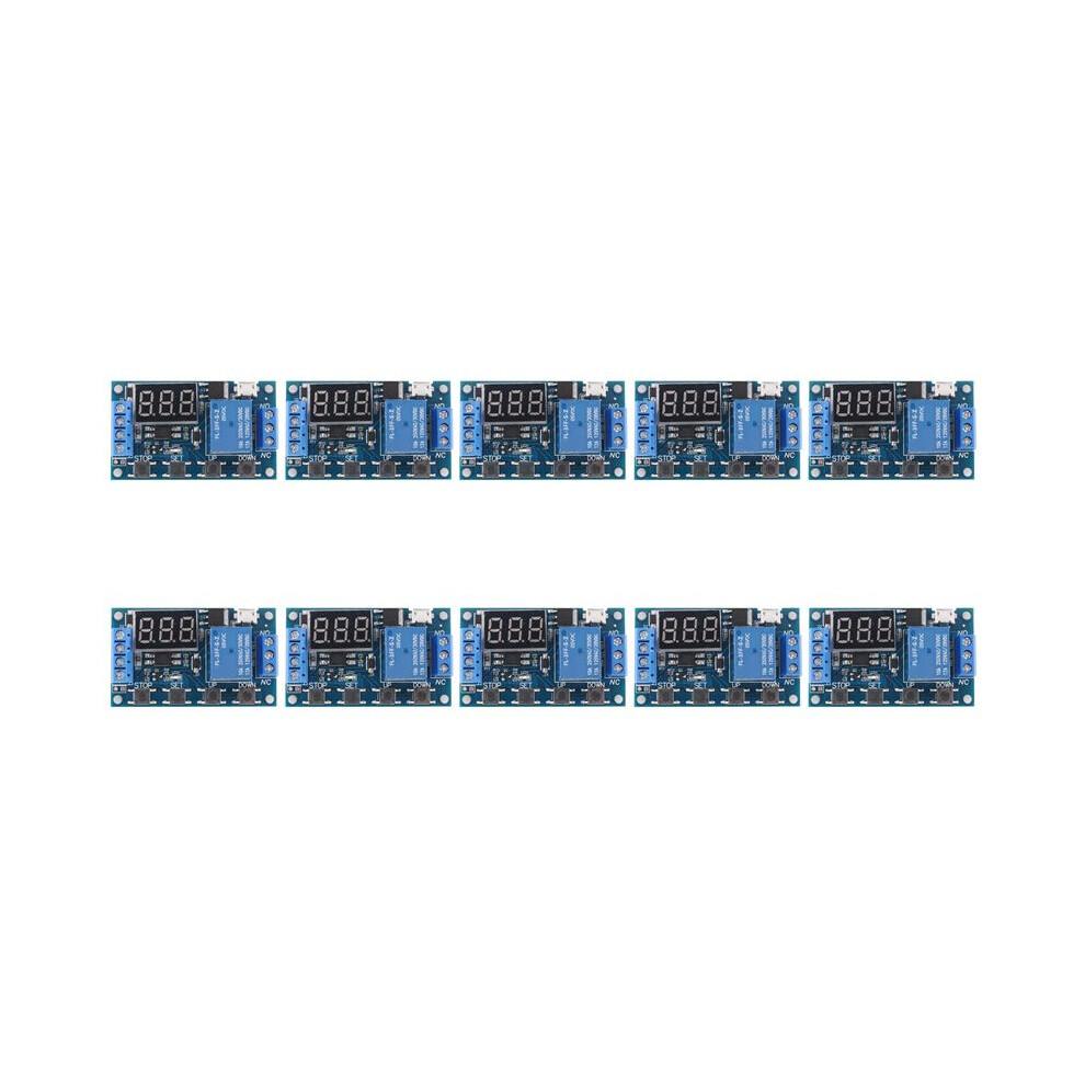 10X Hw-521 Digital Delay 1 Way Relay Trigger Cycle Timer Delay Circuit Board Timing Control Module 4712412616446