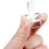 100 Pieces Acrylic Display Holder Clear Plastic Display Easel Stands Acrylic Display Easel Holders 7