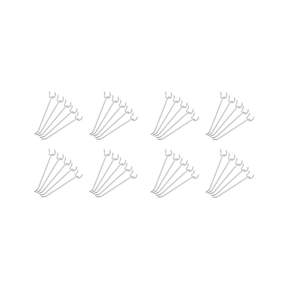 100 Pcs 6-Inch Pegboard Hooks Metal Shelving Hooks And Organizer Assortment Pegboard Garage Storage Organizer 4711158053706