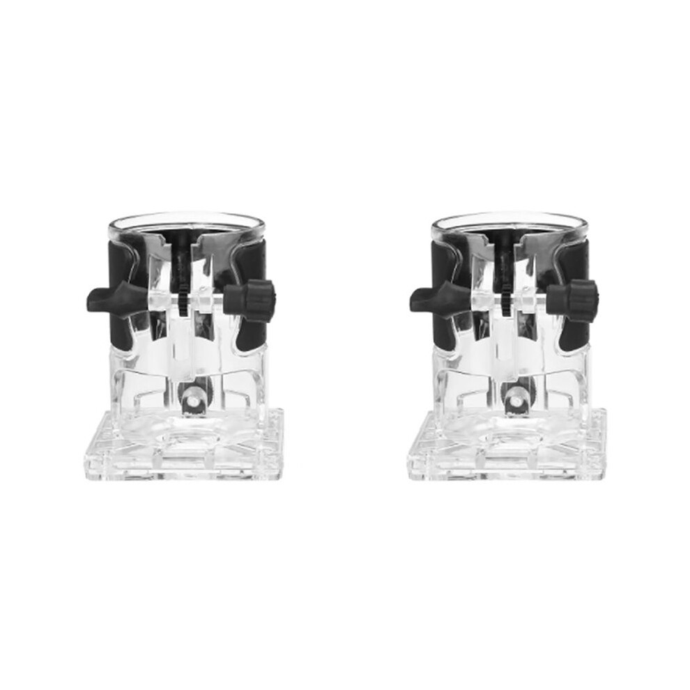 2X Trimmer Machine Base Woodworking Cutter Electric Trimmer Machine Base Power Tool Accessories Plunge Router Base 6031645588787
