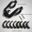 2X Bicycle Light Holder Mount Bike Headlight Extension Bracket Stand MTB Headlight Handlebar Central Mount 7