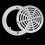 2pcs 8Inch Pool Main Drain Cover the Top Grate Bottom Mounting Plates White Replacement Pool Drain Cover 7