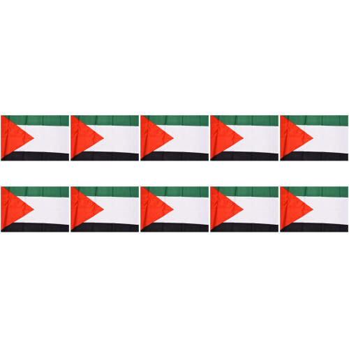 10X Palestine National Flag 5ft x 3ft