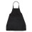 2X Unisex 2 Pocket Black Kitchen Apron Bib, One Size in Medium 3