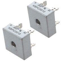2X SEP KBPC3510 35A 1000V Single Phase Square Diode PCB Bridge Rectifier