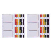 6 ensemble 480 bandes professionnelles 1-14 papier de tournesol pH bandes de test de ph Bandes de papier de test de pH
