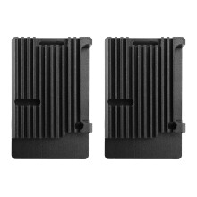 2X für Raspberry Pi 4 Modell B Aluminium GehäUse, Passiv KüHlung Aluminium Legierung Schutz HüLle Metall GehäUse
