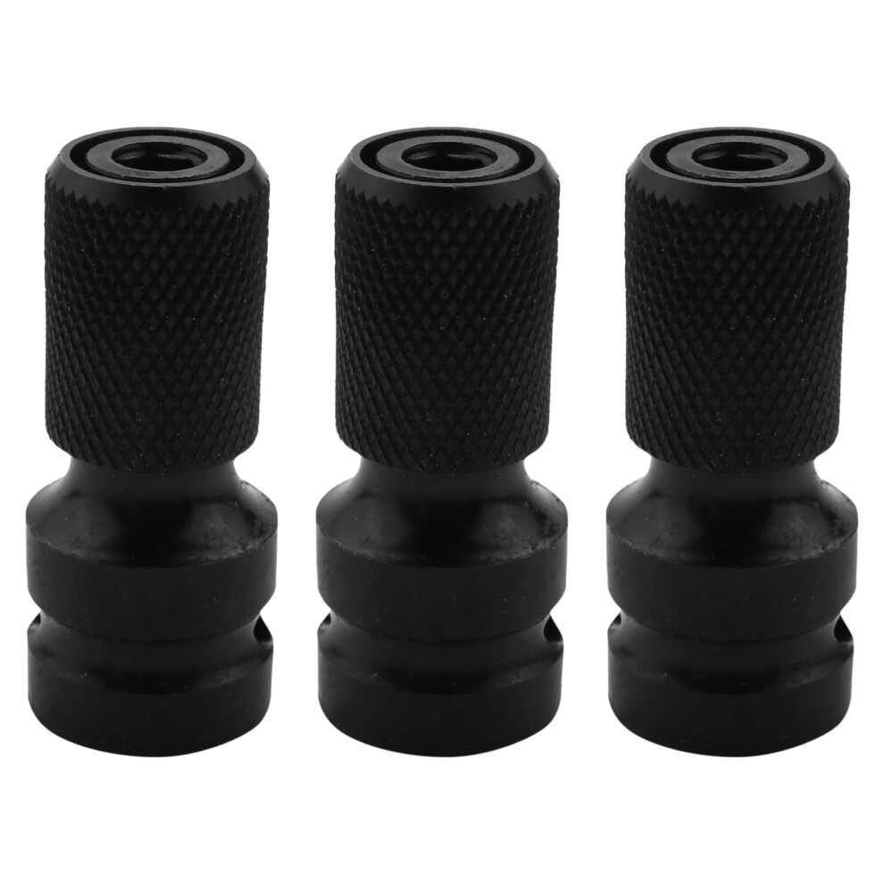 3X 1/2 Inch Square To 1/4 Inch Hex Ratchet Socket Wrench Socket Adapter Spanner Set Drive Converter Impact Tool 6031645592968