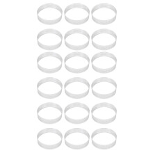 18X Circular Stainless Steel Porous Tart Ring Bottom Tower Pie Cake Mould Baking Tools, 8cm
