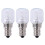 3X E14 High Temperature Bulb 500 Degrees 25W Halogen Bubble Oven Bulb E14 250V 25W Quartz Bulb 1