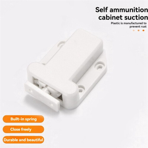 5PCS Furniture Lock Cabinet Touch  with Function Push to Open Catch Lock for Cupboard Wardrobe 1