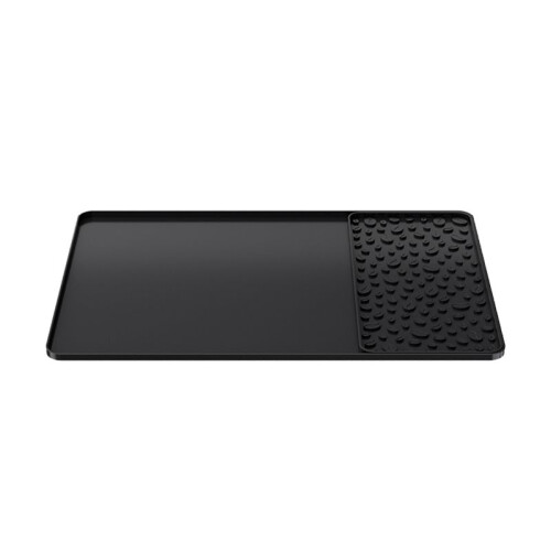 Tapete de Silicone para Café 15,75 X 23,6 Polegadas Tapete para Bar de Café com Tapete Removível para Secagem de Pratos Bordas Elevadas À Prova de