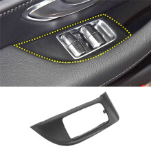 Auto-Heckfensterheberschalter-Blendenabdeckung, Armlehnen-Panel-Abdeckung für - E-Klasse W213 2016-2021