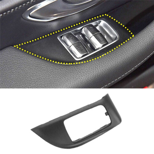 Car Rear Window Lift  Bezel Cover Armrests Panel Cover for   E Class W213 2016-2021 1