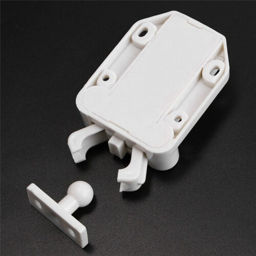 5PCS Furniture Lock Cabinet Touch  with Function Push to Open Catch Lock for Cupboard Wardrobe 2