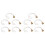 10X MR16/GU5.3 Socket Halogen LED Bulb Holder Base Ceramic Cable Main Wire Connector 1
