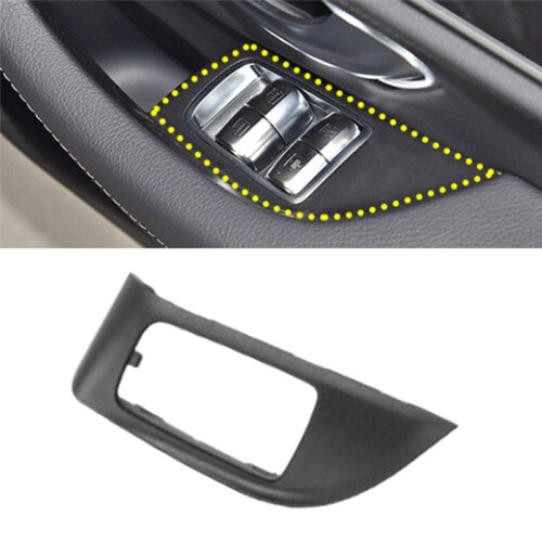 Car Rear Window Lift  Bezel Cover Armrests Panel Cover for   E Class W213 2016-2021 2