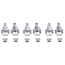 6X Boîte À Outils Draw Ressort de Compression Bascule À Loquet Loquet Pince Argent