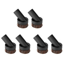 6X Bristle Vacuum Brush Round Brush Vacuum Attachment Universal Vacuum Dust Brush for Most Vacuum Cleaners Accessories