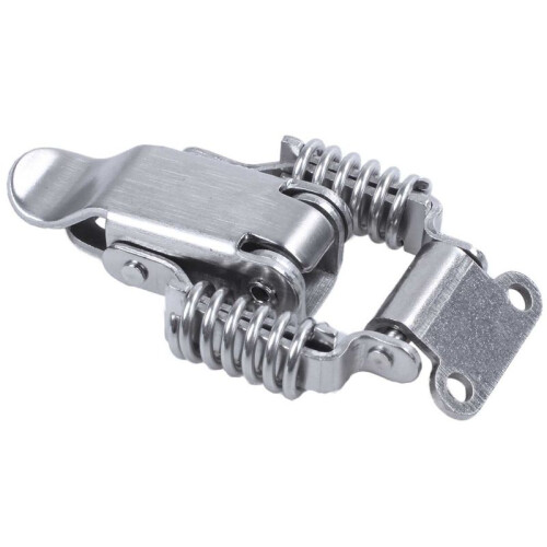6X Toolbox Draw Compression Spring Toggle  Catch Clamp Silver 2